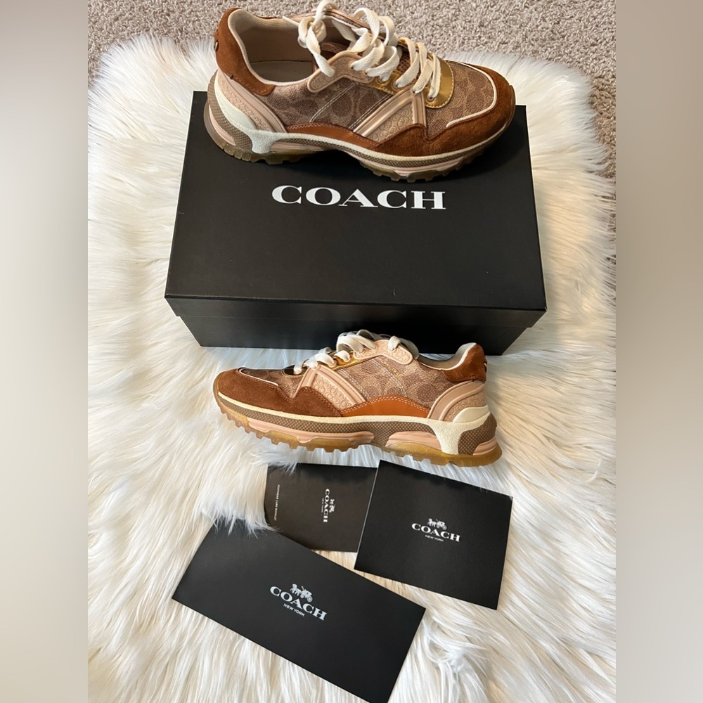 Coach Women Sneakers Worn less than 4 hours in excellent condition.